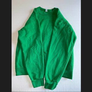 Medium Green Jerzees Crewneck Sweatshirt